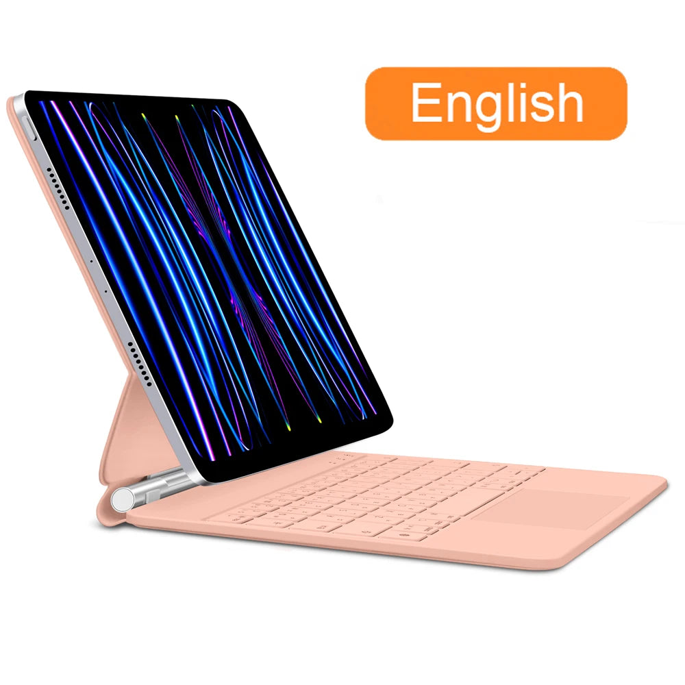 GOOJODOQ Magic Keyboard for iPad Pro 11 Inch 4th/3rd/2nd/1st Gen iPad Air 11 M2 M3 Air 4 Air 5 Floating Stand Bluetooth Keyboard