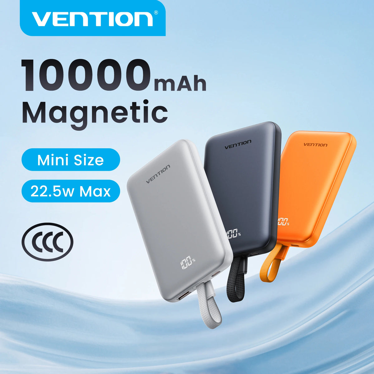batterie Magnetic sans fil 10000 mAh