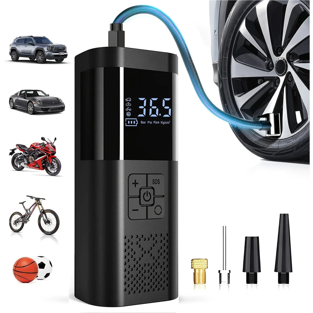 compresseur d'air portable rechargeable 150 PSI- gonflage rapide