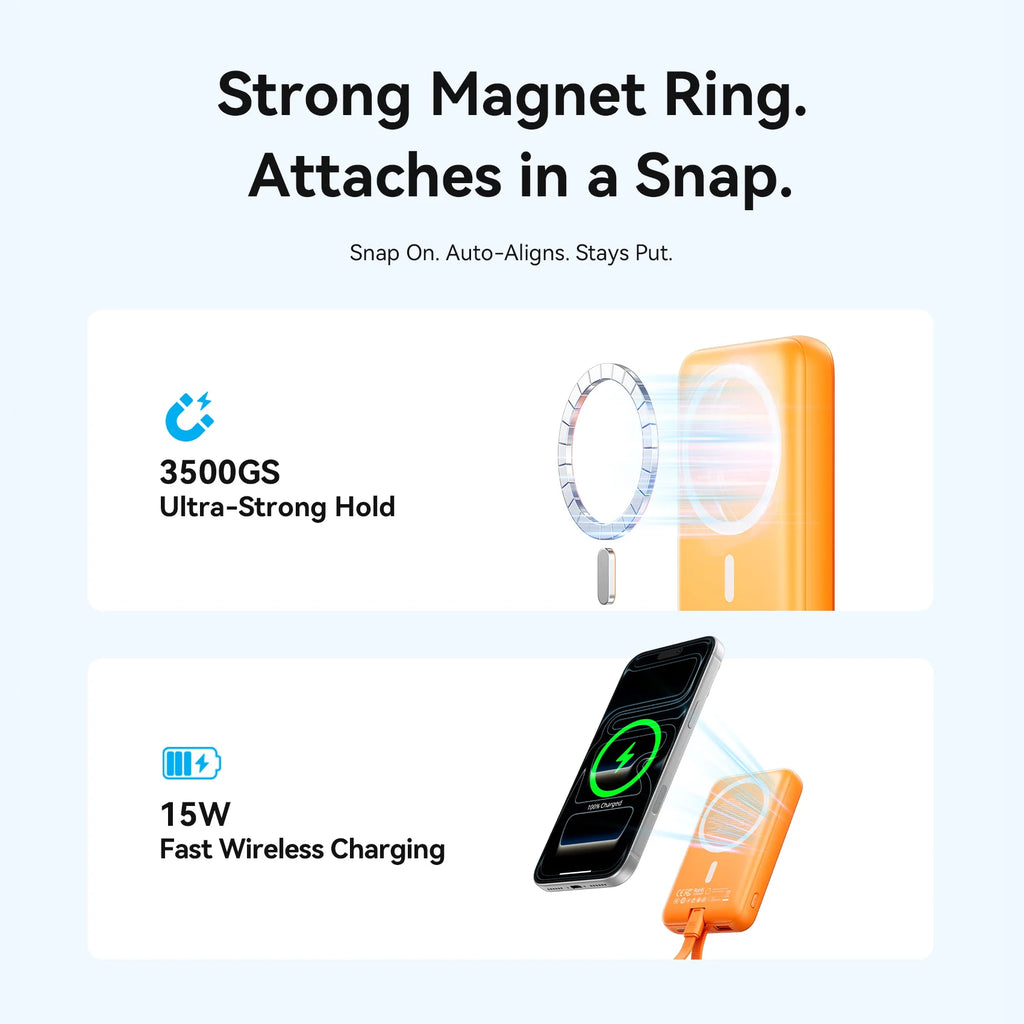 batterie Magnetic sans fil 10000 mAh