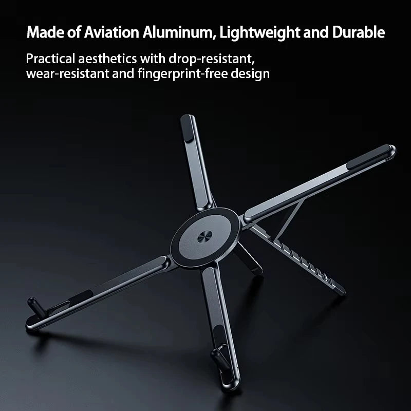 Multifunctional Magnetic Phone Holder Handheld Selfle Stick Foldable Tripod Portable Desk Stand for iPhone ipad Tablet Laptop